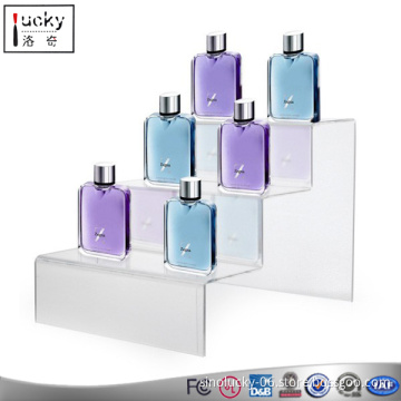 Acrylic 3 Step Counter Display Stand,Perfume Storage Holder